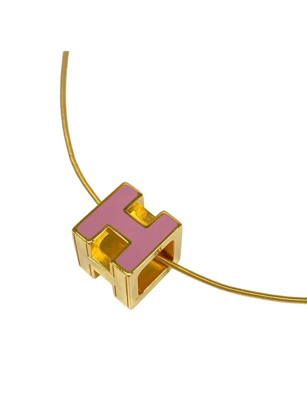 Hermes Cage D'H Gold Pink Hardware #349493H61B